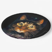 MoonCat Pappteller (Schrägansicht)