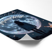 Moonchild - Celestial Girl with Moon Poster (Ecke)