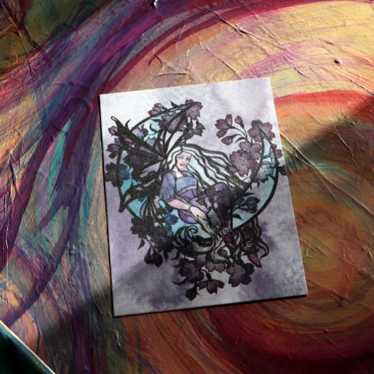 MoonChild Fairy Fairies Moon Child goddess moon Postkarte