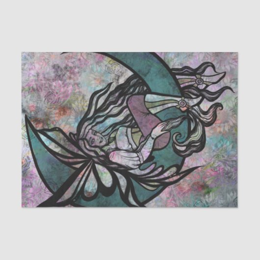 MoonChild Fairy Fairies Moon Child goddess moon Seidenpapier (Vorderseite)