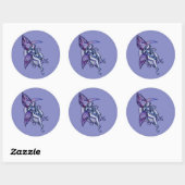 MoonChild Fairy Moon Fee Art Fee Runder Aufkleber (Blatt)