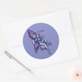MoonChild Fairy Moon Fee Art Fee Runder Aufkleber (Umschlag)