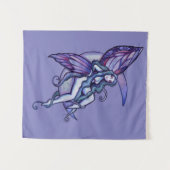 MoonChild Fairy Moon Fee Art Fee Wandteppich (Vorderseite (Horizontal))
