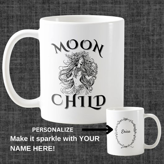 MoonChild Floral Divine Feminine Kaffeetasse
