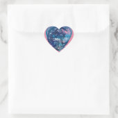 MoonChild Goddess Herz-Aufkleber (Tasche)