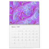 Moondance Coole Abstrakte Kunst Kalender (Feb 2027)