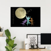 Moondance Hogs Print Poster (Heimbüro)