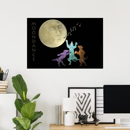 Moondance Hogs Print Poster (Heimbüro)