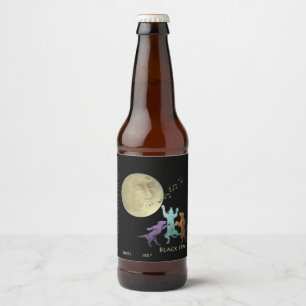 Moondance, Name und Art Bierflaschenetikett