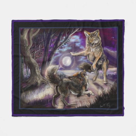 Moondancer Fleecedecke (Vorderseite (Horizontal))