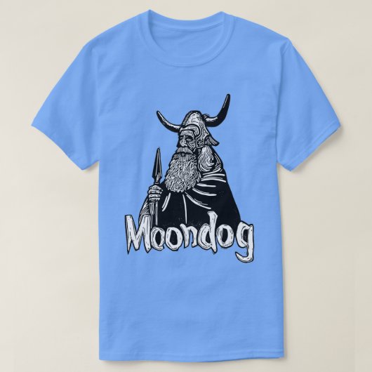 Moondog linocut T-Shirt (Design vorne)