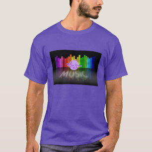 MoonDreams Music Equalizer Mens Lila T - Shirt