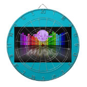 MoonDreams Music Equalizer Metal Cage Dartboard 2 Dartscheibe (vorne)