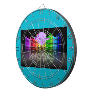 MoonDreams Music Equalizer Metal Cage Dartboard 2 Dartscheibe