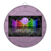 MoonDreams Music Equalizer Metal Cage Dartboard Dartscheibe (vorne)