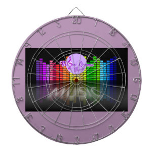 MoonDreams Music Equalizer Metal Cage Dartboard Dartscheibe