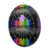 MoonDreams Music Equalizer Metal Cage Dartboard Dartscheibe (Vorderseite rechts)