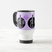 MoonDreams Music Gitarren Tasse reisen (Vorderseite Links)