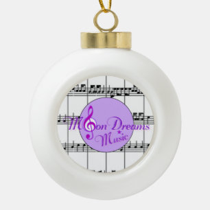 MoonDreams Music Keramik Ornament (Bell)