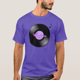 MoonDreams Music Record Lila Men's T - Shirt