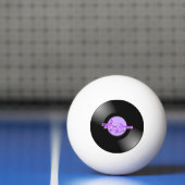 MoonDreams Music Record Ping Pong Ball Tischtennisball (Netto)