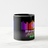MoonDreams Musik-Aufnahme-Sitzung Zwei-Ton Tasse (Mittel)