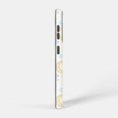 Moonenstars und Wolkenmuster Samsung Galaxy Hülle (Rechte Seite)