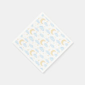 Moonenstars und Wolkenmuster Serviette (Ecke)