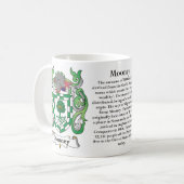 Mooney, die Geschichte, Bedeutung und die Kaffeetasse (Vorderseite Links)