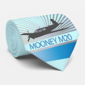 Mooney M20 Aviation Krawatte (Gerollt)