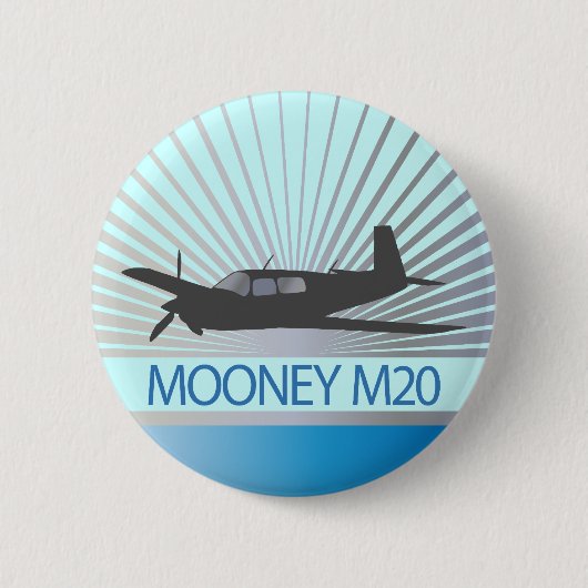 Mooney M20 Luftfahrt Button (Vorderseite)