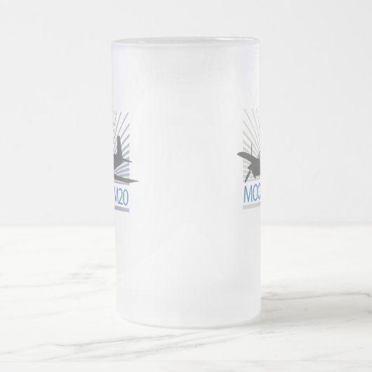 Mooney M20 Luftfahrt Mattglas Bierglas (Mittel)