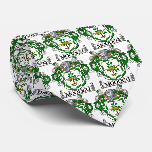 Mooney Wappen Krawatte (Gerollt)