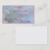 Moonflower Collage-fertigen besonders an Visitenkarte (Vorne/Hinten)