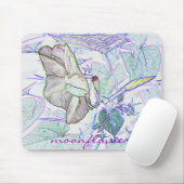 Moonflower "drawing mousepad (Mit Mouse)