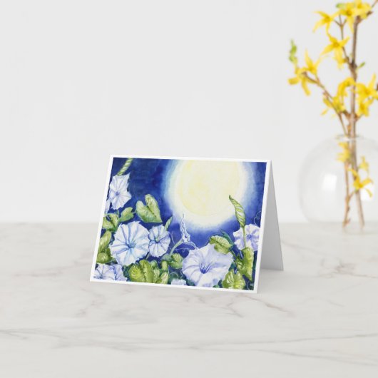 Moonflower-Grußkarte Karte (Gelbe Blume)