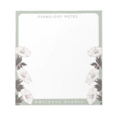 Moonflower Herbology Notepad Notizblock (Vorderseite)