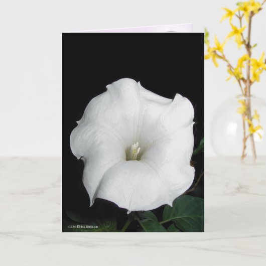 MoonFlower Karte (Gelbe Blume)