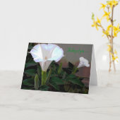 Moonflower Thinking of You Karte (Gelbe Blume)