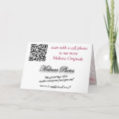 Moonflower Vision 2 passt jede Gelegenheit an. Karte (Rückseite)