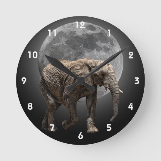 MOONGLOW 2 RUNDE WANDUHR (Vorderseite)