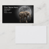 MOONGLOW ELEFANT #1 VISITENKARTE (Vorne/Hinten)