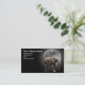 MOONGLOW ELEFANT #1 VISITENKARTE (Stehend Vorderseite)