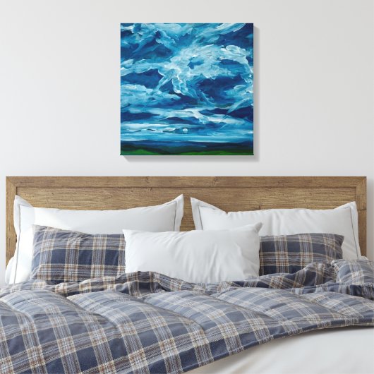 Moonglow Leinwanddruck (Insitu (Schlafzimmer))