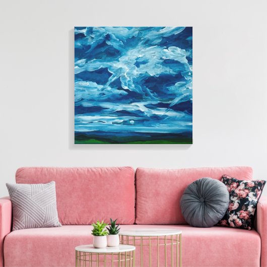 Moonglow Leinwanddruck (Insitu (Wohnzimmer))