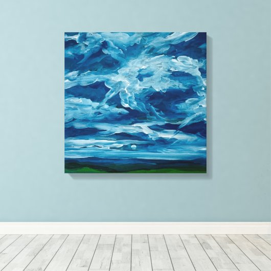 Moonglow Leinwanddruck (Insitu (Holzboden))