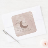 Moonglows Quadratischer Aufkleber (Umschlag)