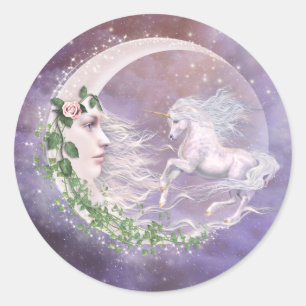 Moonicorn Aufkleber
