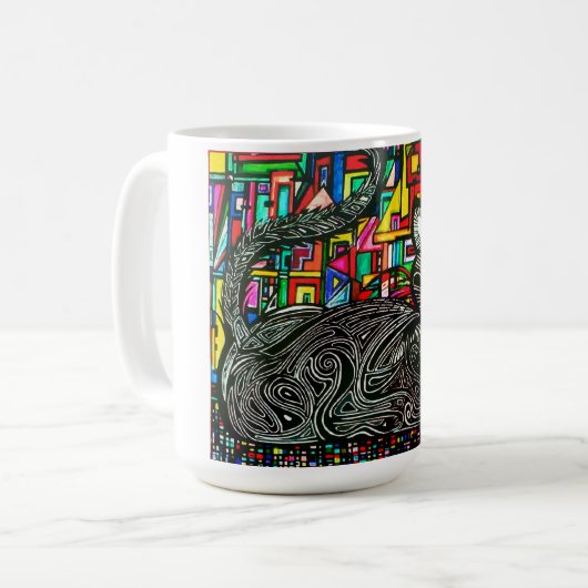 Moonie Cat Kaffeetasse (Vorderseite Links)
