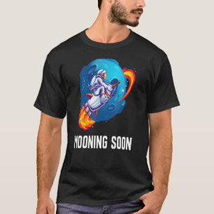 Mooning bald Meme Crypto Stocks Ape T-Shirt